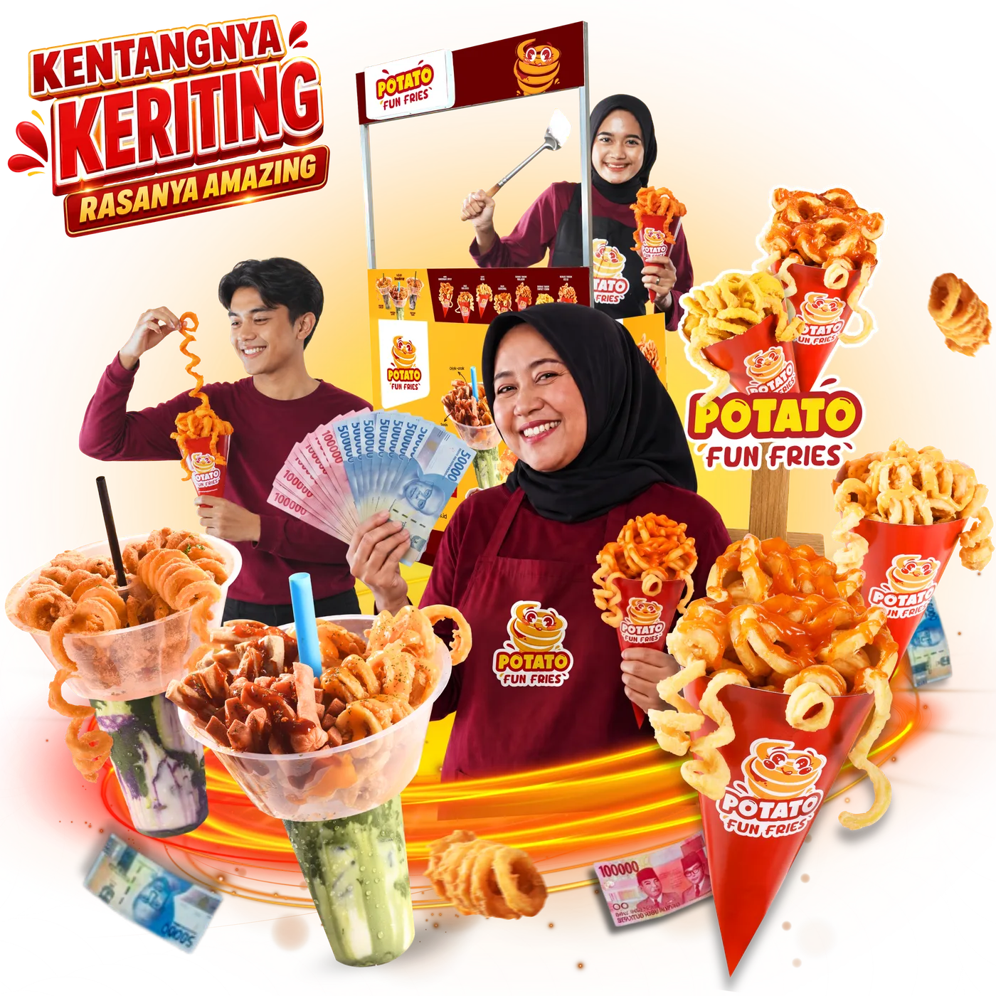 Potato Fun Fries Showcase